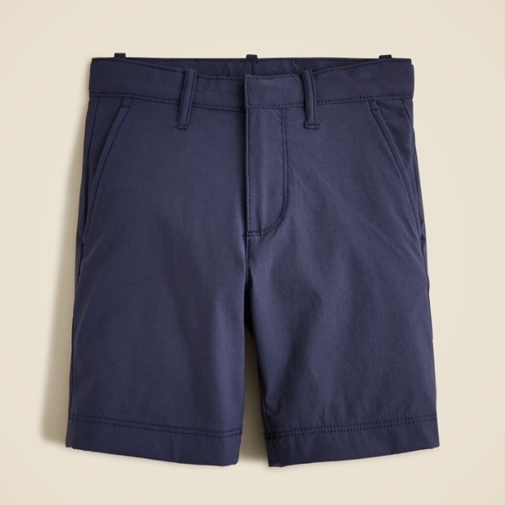 Crewcuts by J.Crew Stanton Tech Shorts Boys Size 6 Blue Flat Front Lightweight